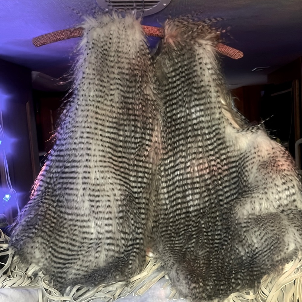 Marc New York faux feather vest